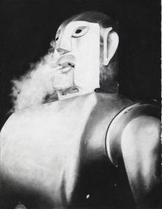 Elektro the robot smoking a joint